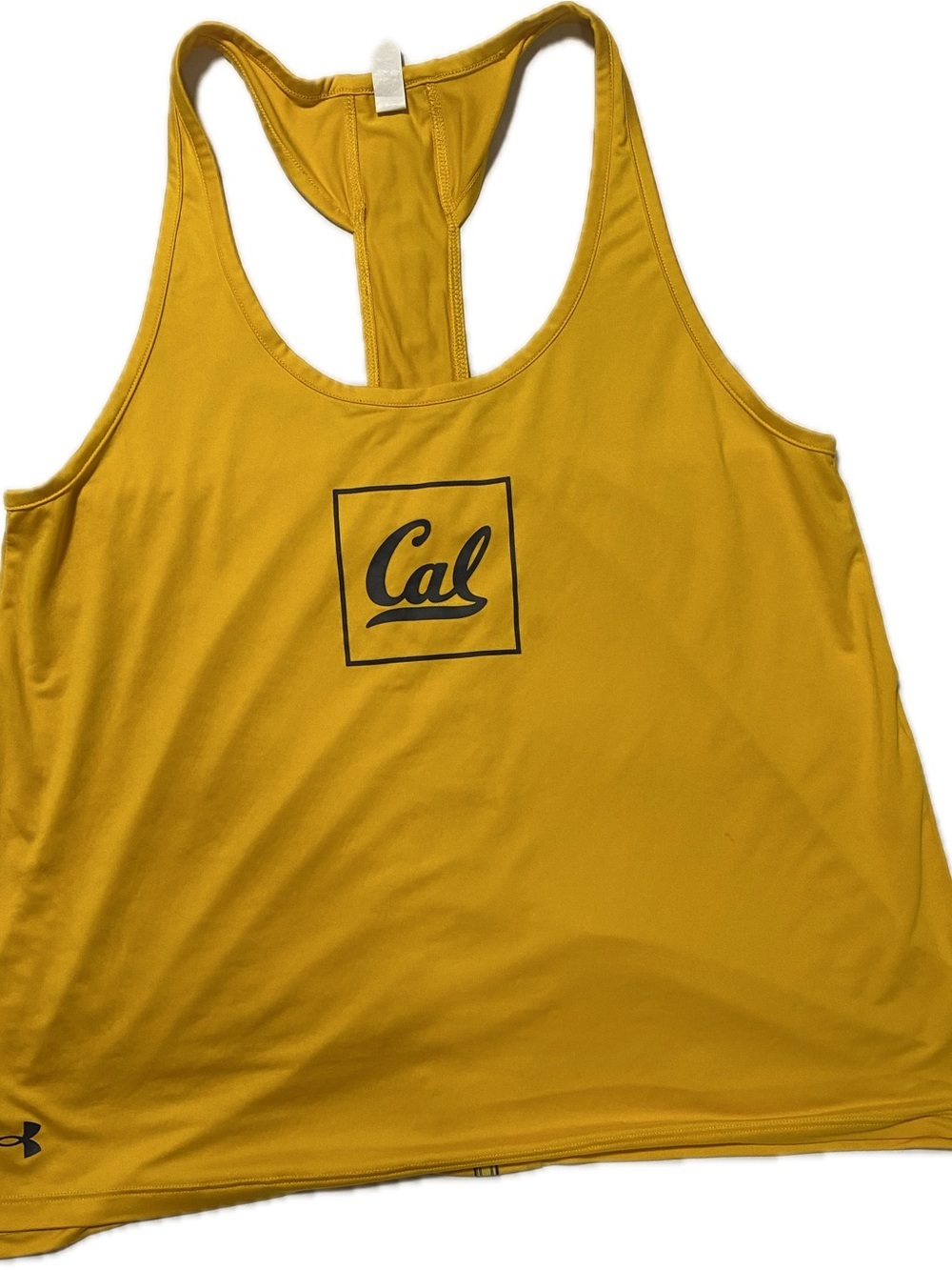 Under Armour Women's Gold/Yellow Cal Racerback Tank Top